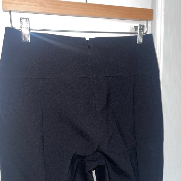 CAbi Dinner Trousers #4130 High Rise Rear Zip Tapered Leg Pants Black Stretch 4 - Picture 8 of 12